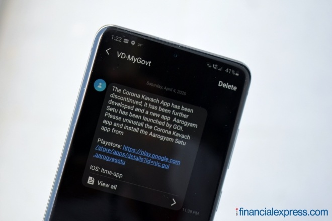 There are many reasons why Aarogya Setu has become ‘viral’ in India. (Photo credit: Saurabh Singh/Financial Express)