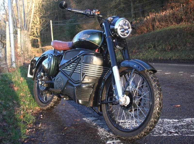 The Bullet is powered by a Newtown-based Electric Classic Cars battery. As the name suggests, Electric Classic Cars converts four-wheelers into all-electric ones - from Porsches to Maseratis. For a change, they've done a bike. Royal Enfield was also ready to find out what were the possibilities so they sent over a brand new Bullet. (Photo: Peter Henshaw)