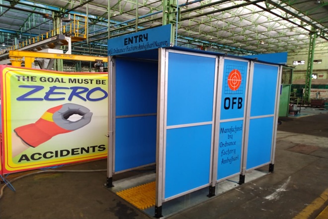 The chamber which is fully portable and can be moved with ease will help in large closed areas like hospitals or factories. The chamber which is fully portable and can be moved with ease will help in large closed areas like hospitals or factories.