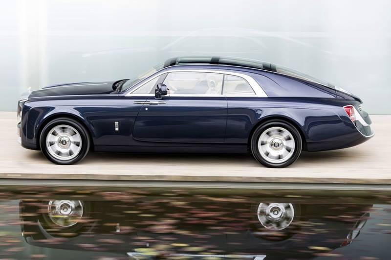 Rolls-Royce Sweptail: One-off and hand-built, Rolls-Royce Sweptail used to wear the crown for the world's most expensive car. It was commissioned in 2013 by a super-yacht and aircraft specialist. A 6.75-litre V12 powertrain with 453 bhp under the bonnet, the exclusive Rolls is surely the crème de la crème of luxury. Price: $13 million (approximately Rs 99.93 crore)