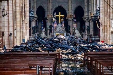 Paris: Builders back at Notre-Dame cathedral after coronavirus shutdown