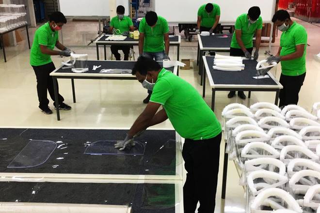 Skoda India starts production of reusable face shields for healthcare workers, 250 units being produced daily