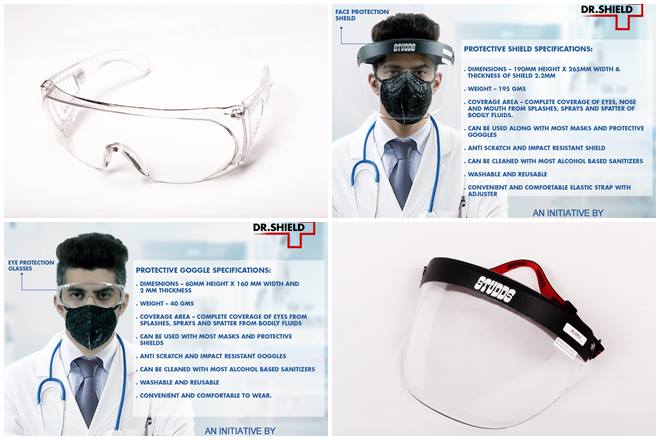 Studds Helmet launches protective glasses & face shields to assist efforts against COVID-19