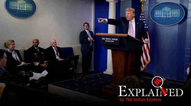 Trump, asked about the laboratory theory at a news conference on Wednesday, said that "more and more, we're hearing the story" and that the United States was "doing a very thorough investigation."