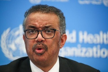 Tedros alluded to the so-called Spanish flu in 1918 as a reference for the coronavirus outbreak.