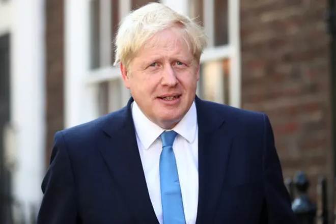 Johnson's first marriage was to socialite Allegra Mostyn-Owen, between 1987 and 1993. (File image)