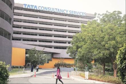 Tata Consultancy Services (TCS) has less than 1 per cent of its employees currently in India offices.
