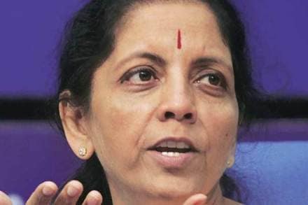 Finance minister Nirmala Sitharaman