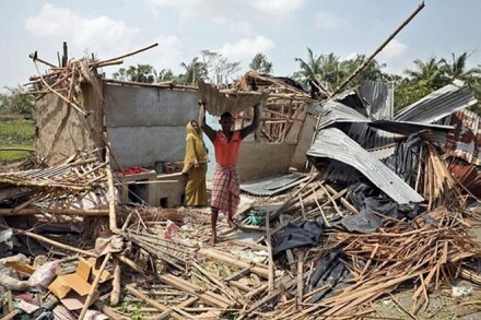 According to official sources, around 1.5 crore people of the state have been directly affected and more than 10 lakh houses destroyed due to the cyclone.