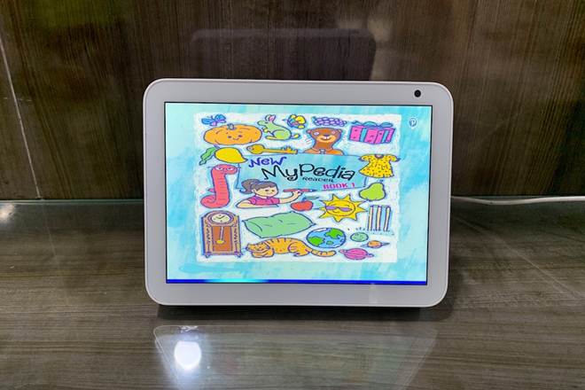 To get started say “Alexa, open MyPedia”, or simply “Alexa, I want to learn English”.