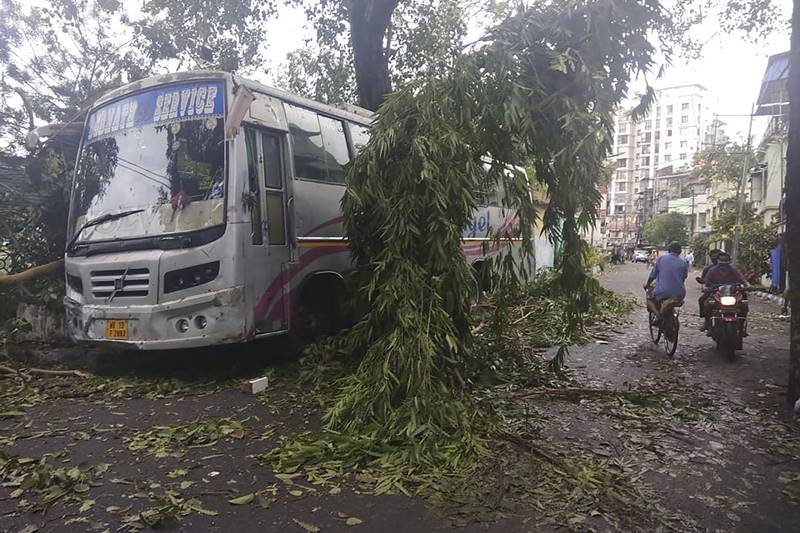 Amphan Cyclone images, india Cyclone photos