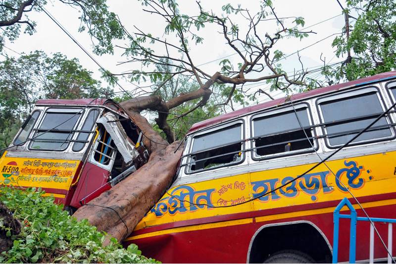 Amphan Cyclone images, india Cyclone photos