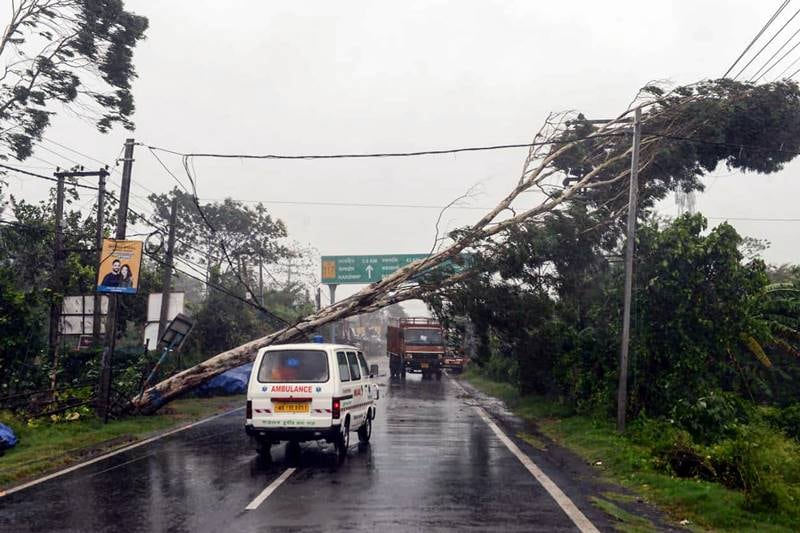 Amphan Cyclone images, india Cyclone photos