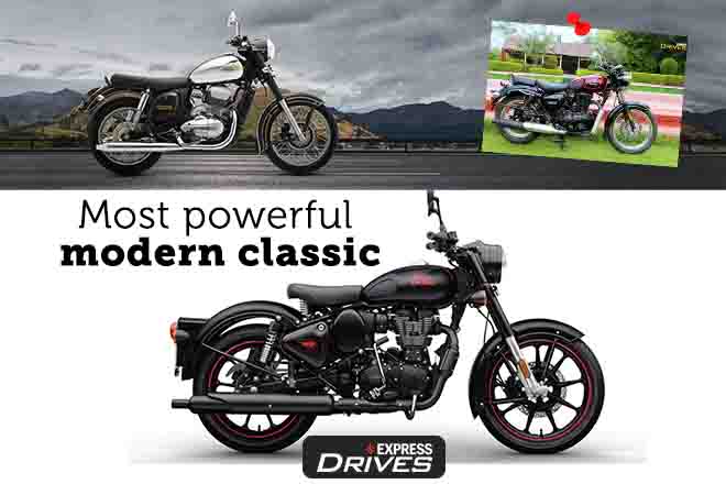 Most powerful modern-classic! Royal Enfield Classic 350 vs Jawa vs Benelli Imperiale 400