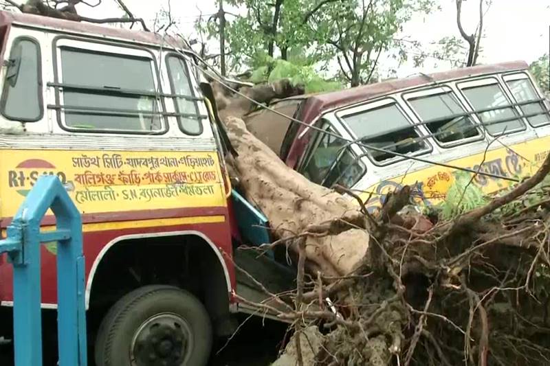 Amphan Cyclone images, india Cyclone photos