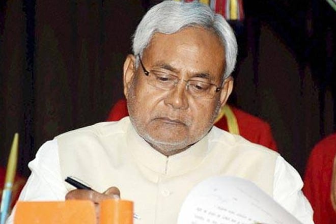Bihar Chief Minister Nitish Kumar. File pic