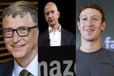 coronavirus pandemic, coronavirus impact on billionaires wealth, coronavirus impact on shares, amazon, facebook, microsoft, berkshire hathaway, US billionaires wealth, us total wealth increase, us billionaires net worth, jeff bezos net worth, bill gates net worth, mark zuckerberg net worth, warren buffet net worth