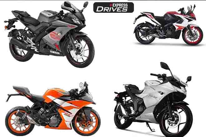 Fully-faired sportsbikes under Rs 2 lakh: Yamaha R15, Suzuki Gixxer SF150 and more