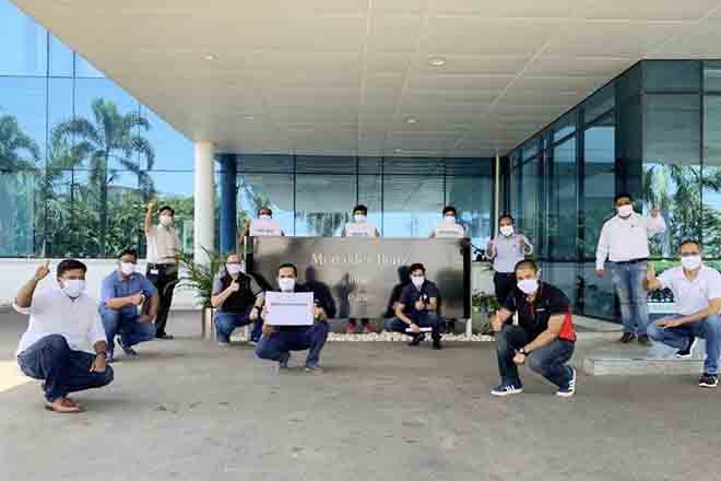 Mercedes-Benz India factory and dealerships restart under Covid-19 safety rules
