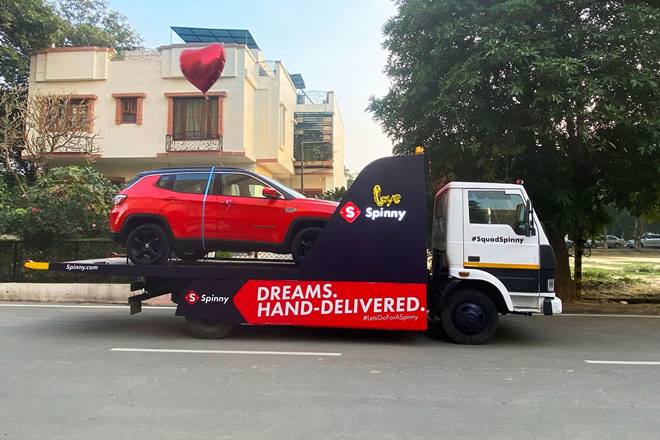 Spinny Contactless Home Delivery used cars