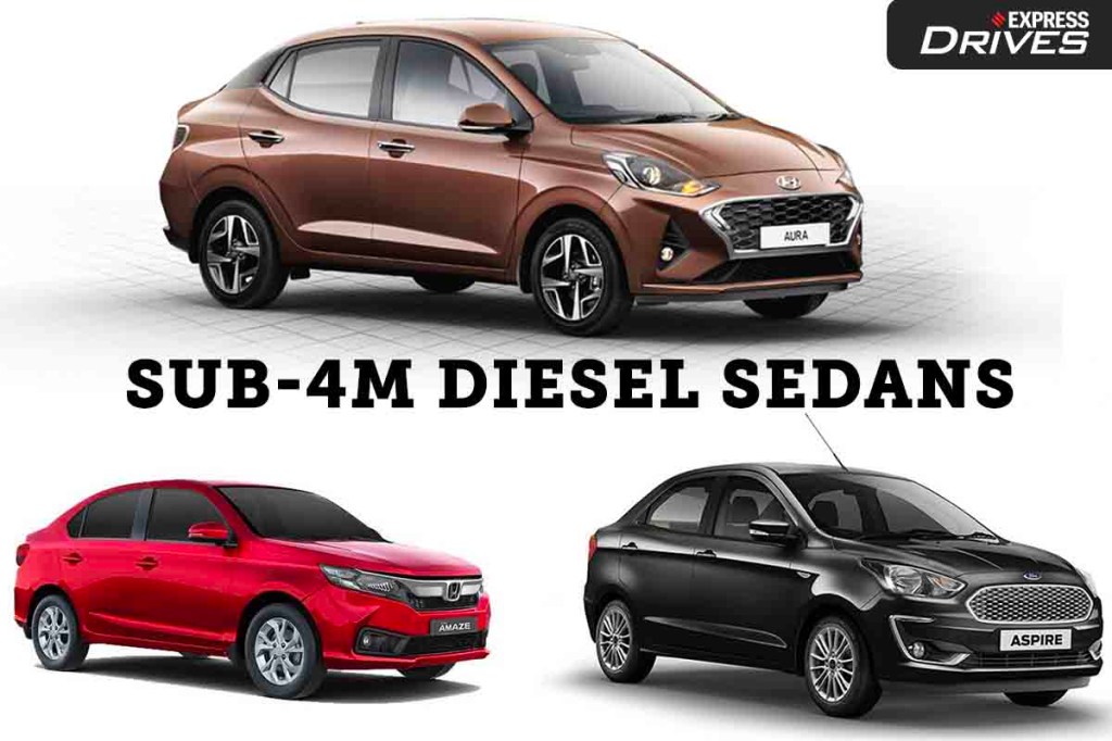 Top sub-4m BS6 diesel sedans under Rs 10 lakh: Honda Amaze, Hyundai Aura and more