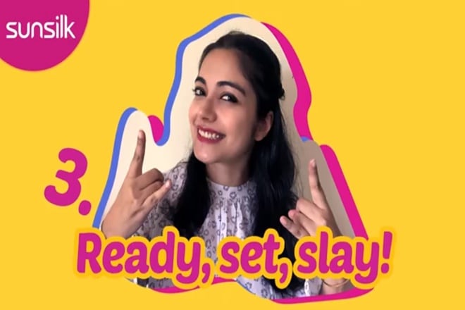 The shampoo brand released five videos for the week - Boss Girl Monday, Trendy Task Tuesday, Wow Wednesday, Studytime Thursday and Movienight Friday