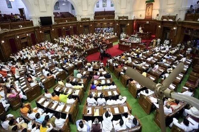 UP Assembly, social distancing in UP assembly, Hriday Narayan Dixit, Legislative Assembly, UP Legislative Assembly, COVID-19, Yogi Adityanath