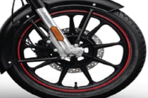 Black alloy wheels