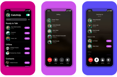 You don't need a Facebook account to make phone calls using CatchUp.