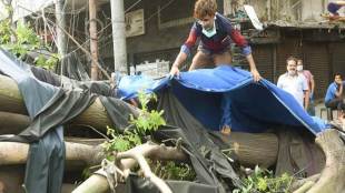 The powerful cyclone struck the two eastern states on May 20
