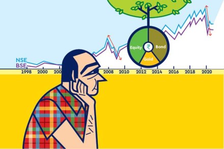 In equity it is mostly from price appreciation, dividend yield being much on the lower side, say 1.5% per year. In bonds, the earnings are mostly from accrual, i.e., coupon. 