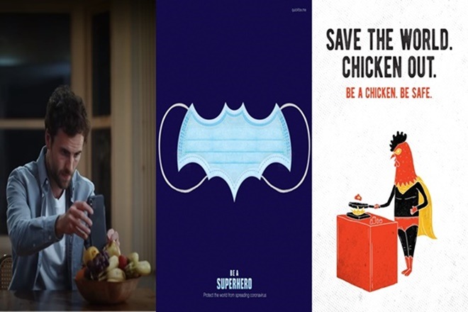 Brands highlighted the need to stay safe during the lockdown