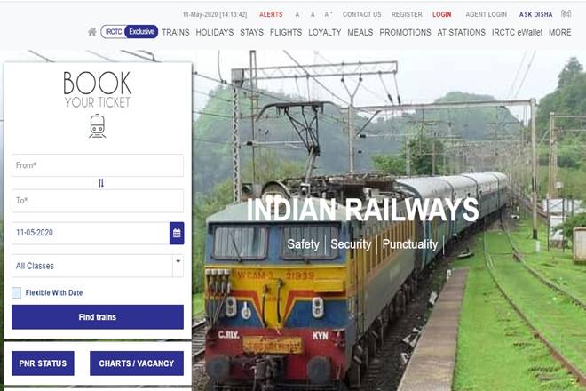 The tickets for these special passenger trains can be booked only on the IRCTC website or the IRCTC mobile map.