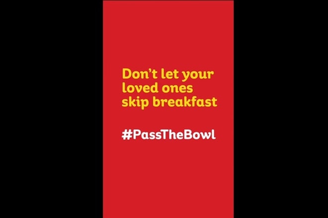 The campaign has been launched on Kellogg’s official digital and social media platforms, namely Instagram, Facebook, YouTube, and Twitter