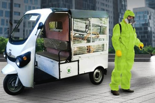 Kinetic Green launches three e-vehicles for disinfecting indoors and outdoors