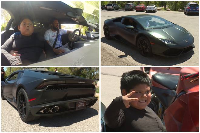 Offers for ride in Lamborghini pour in for boy who stole mum’s car to go buy a Lambo with 