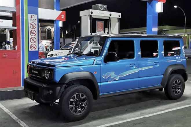 Modified 5-door Maruti Suzuki Jimny hints at what could be offered in India