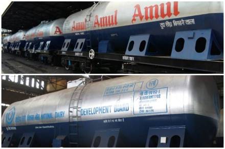 The new Rail Milk Tank will facilitate safe, economic as well as quick transportation of milk. The new Rail Milk Tank will facilitate safe, economic as well as quick transportation of milk.