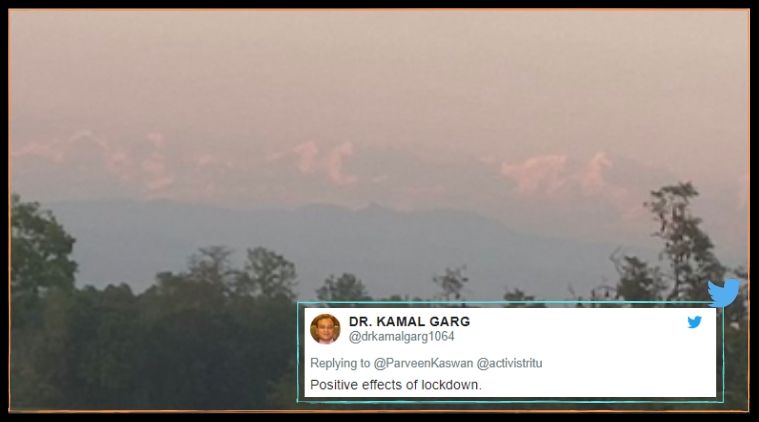 Residents of Bihar’s Singhwahini village claimed that the visible peak is Mount Everest.