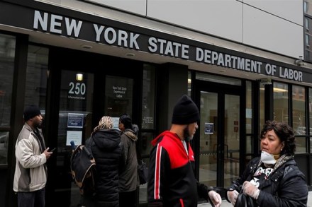 In April, the unemployment rate increased by 10.3 percentage points to 14.7 per cent. (Reuters) In April, the unemployment rate increased by 10.3 percentage points to 14.7 per cent. (Reuters)