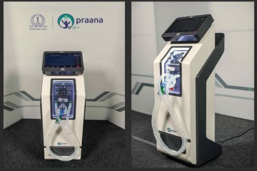 The prototype, called Praana, was built in just 60 days using locally available components