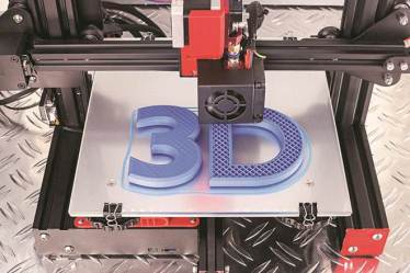 3D printing, or additive manufacturing, is a process of making three-dimensional solid objects from a digital file. The object is created by laying down successive layers of material until the object is created. 