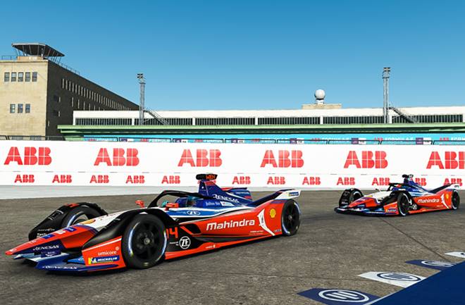 FIA Formula E final race Berlin Race At Home