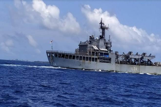 Operation Samudra Setu, indian navy, INS Airavat, Velana Airport,immigration, COVID-19, INS Jalashwa, INS Magar, INS Shardul, defence news, latest news on Operation Samudra Setu