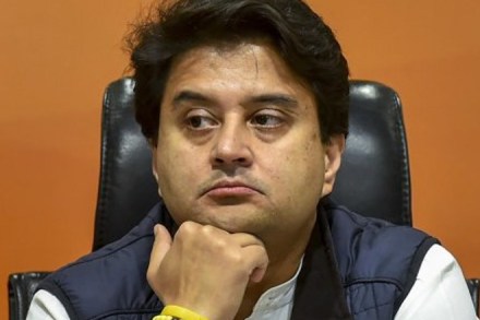 Jyotiraditya Scindia Twitter profile. (Screenshot)