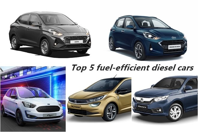 Five most fuel efficient diesel cars under Rs 10 lakh: Hyundai Aura, Tata Altroz and more