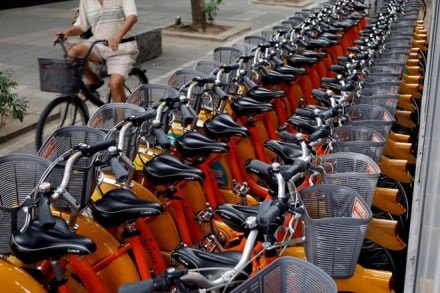 Bike shop owners in the Philippine capital say demand is stronger than at Christmas. (Reuters)