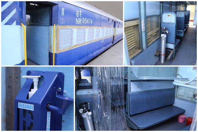 The suspect and confirmed cases of COVID-19 patients will be kept in separate coaches.

