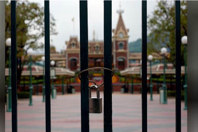 Hong Kong Disneyland, Hong Kong Disneyland reopens, coronavirus pandemic, disney characters, social distancing, latest news on hong kong disneyland