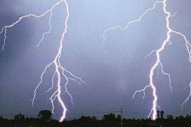 death due to lightening in bihar